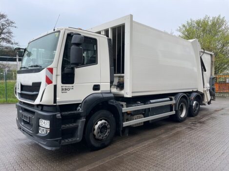 Samochód ciężarowy – śmieciarka Iveco Stralis 330 E6 CNG Euro Faun Variopress II 527 zasyp UNIWERSALNY 120/240/1.1 2018 r.